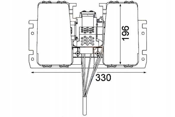 Hella HEL8EW 351 104-031/RS7 Blower fan [HELLA]