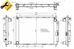 NRF 86228096 NRF Nrf35886 air conditioning condenser renault clio/modu/ + driver assistant #33