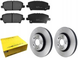 ATM Mikoda 34044_14051 Discs + brake pads front honda civic viii 2005-2011 3d 5d ufo 8