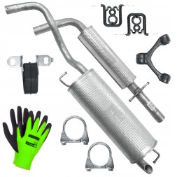 Polmostrów  Volkswagen new beetle 1 i 01 silencer kit - 10 1.4 hatchback convertible