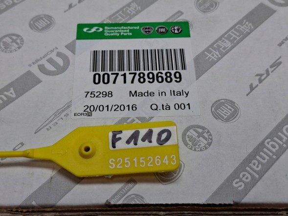 Alfa Romeo OE 71789689 Valve egr alfa romeo 159 suzuki sx-4 fiat lancia 1.9 jtd 71789689