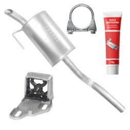 Ferroz FRZ-D2Q32M9O5U4X1R1 Final silencer renault clio 2 ii b 98 - 13 1.5 dci 1.9 dti hatchback freebie