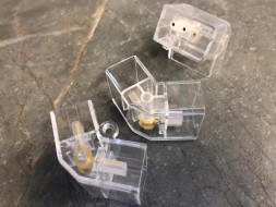 WOLLER L.169/273. Led ceiling light for garage studio detailing 5 patches 295cm x 204cm