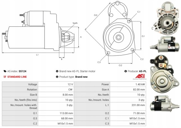 AS-PL  Cirus 2.5, cirus 2.5 lx, cirus 2.5 lxi, sebring 2.5 jx, sebring 2.5 jxi, s
