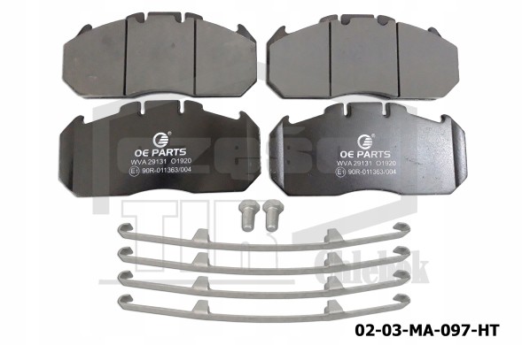 HT Europe 29131 Brake pads 29131 renault magnum man tga * 29131