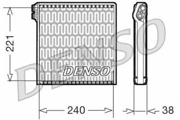 Denso 86375641 DEN Dendev09102 air conditioning evaporator fiat ducato 2.2d + driver assistant #33