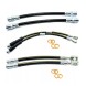 PiterParts 11212130002 Przewody hamulcowe miedziane elastyczne przód tył OPEL Astra G tarcze Brake hoses rigid flexible opel astra g station wagon sedan abs discs