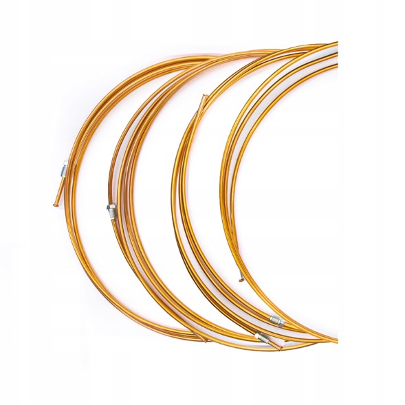 PiterParts 11212130002 Przewody hamulcowe miedziane elastyczne przód tył OPEL Astra G tarcze Brake hoses rigid flexible opel astra g station wagon sedan abs discs