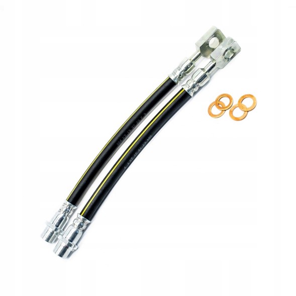 PiterParts 11212130002 Przewody hamulcowe miedziane elastyczne przód tył OPEL Astra G tarcze Brake hoses rigid flexible opel astra g station wagon sedan abs discs