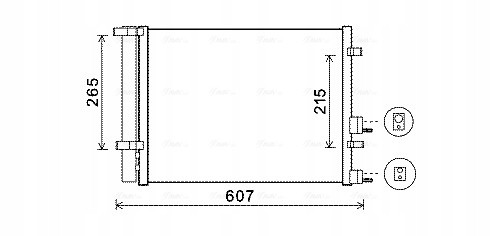 AVA Quality cooling HYA5244D Condenser, air conditioning ava quality cooling hya5244d