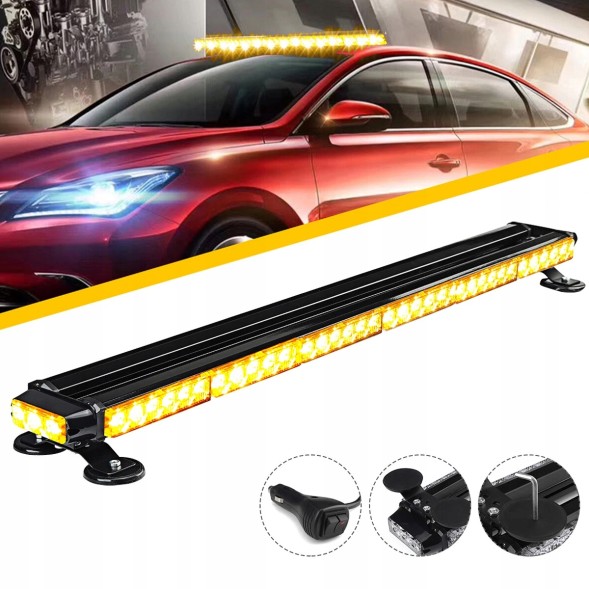 CHINA DQHBDG Strobe orange beam rooster led warning lamp tow truck for magnet