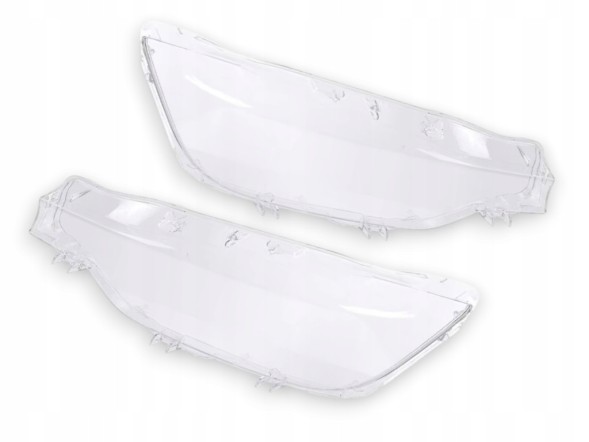WOLLER L.169/323.+L.169/346. Headlight glass shades left right front for bmw 3 f30 f31 lift 2015-2018