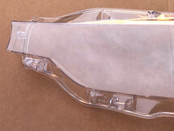 WOLLER L.169/323.+L.169/346. Headlight glass shades left right front for bmw 3 f30 f31 lift 2015-2018