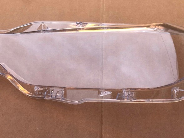 WOLLER L.169/323.+L.169/346. Headlight glass shades left right front for bmw 3 f30 f31 lift 2015-2018