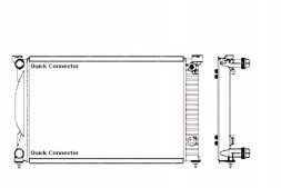 NRF 86230291 NRF Nrf water cooler audi 50543