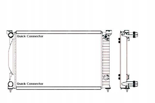 NRF 86230291 NRF Nrf water cooler audi 50543