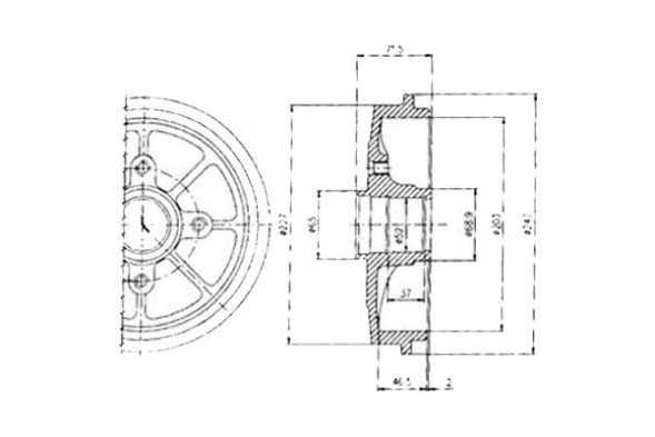 Delphi  Delphi brake drums rear citroen saxo + driver assistant #28