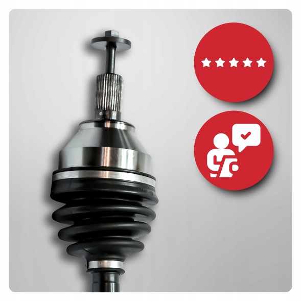 BRV  Half axle left volvo c70 ii (542) 2.4 and 2.5 t5 2.0 d3 d4 2.4 d d5 manual new