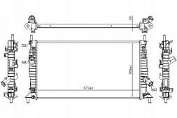 Nissens 62017A/NIS Nissens engine cooler (manual) volvo c30, c7 + driver assistant #28