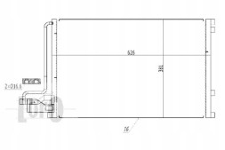 Depo  Air conditioning condenser volvo depo + collision assistant #34