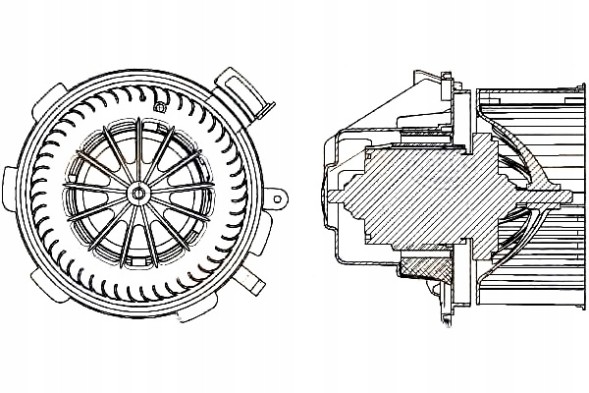 Hella  Blower mercedes sprinter 3 5-t (906) sprinter 3- + assistant collision #34