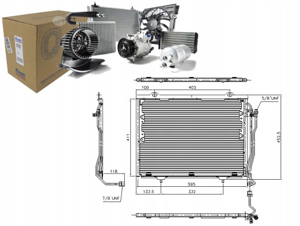 Nissens 86220002 NIS Nis94376 air conditioning cooler mercedes c t-model + driver assistant #33
