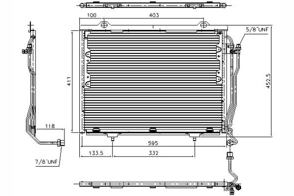 Nissens 86220002 NIS Nis94376 air conditioning cooler mercedes c t-model + driver assistant #33