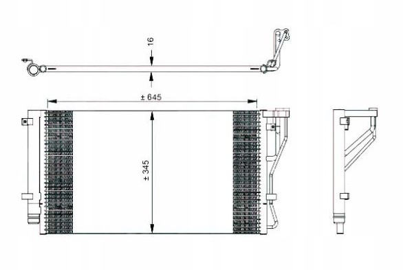 NRF NRF35980(iMOTO) Air conditioning condenser kia carens 06- nrf + driver's essential #37