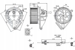 Nissens 87039 Mercedes sprinter 2-t blower (901 902) sprinter + driver's assistant #4