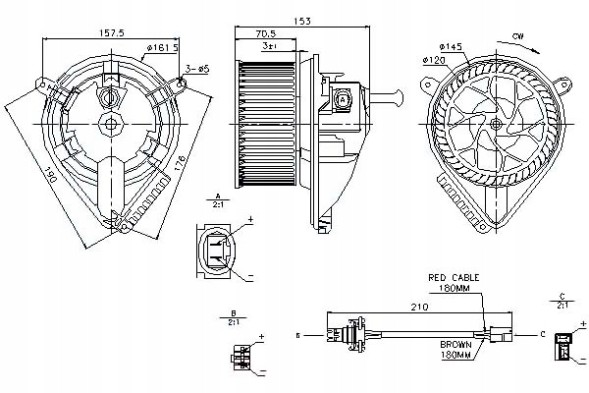 Nissens 87039 Mercedes sprinter 2-t blower (901 902) sprinter + driver's assistant #4