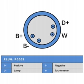 BV Psh 815.019.055.000 Volvo penta 70a alternator 815.019.055.000