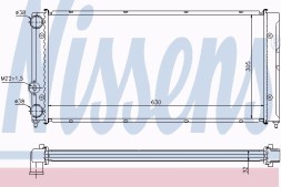 Nissens 65236 Volkswagen engine cooler