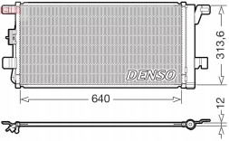 Denso DCN02049 Air conditioning condenser - denso dcn02049