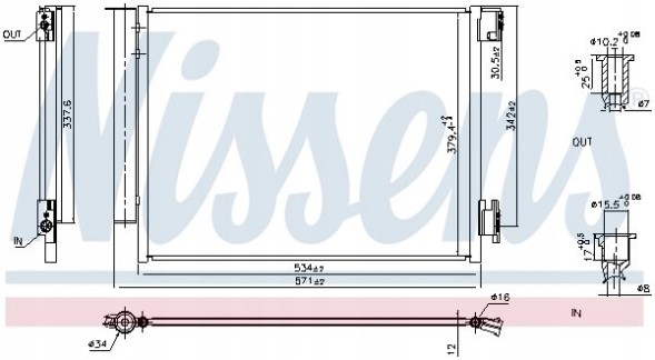 Nissens  Condenser climate - nissens 941197