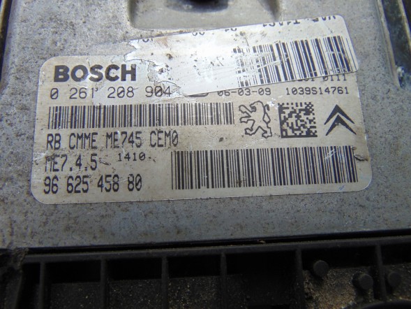 Peugeot OE  Computer engine controller ecu 0261208904 9662545880 peugeot citroen