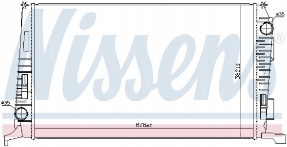 Nissens  Water cooler - nissens 637614