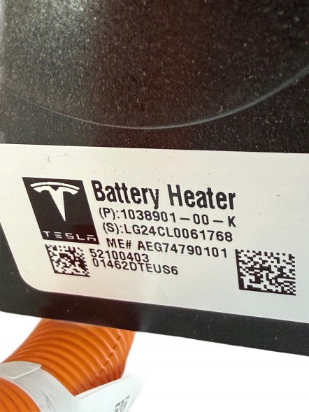 Tesla  Tesla s 12-21 battery heater 1038901-00-k new