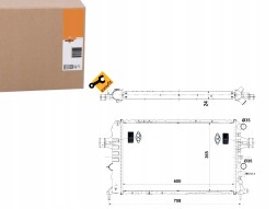 NRF  Cooler opel astra g 1,6 00- nrf + collision assistant #34