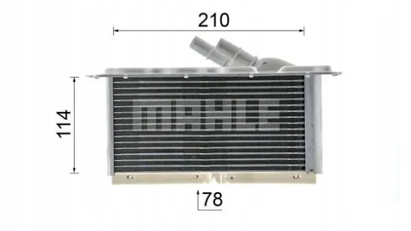 Mahle  Intercooler air cooler ci 403 000p mahle