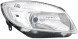 TYC 20-1502-05-2 Headlamp lamp left with electric motor