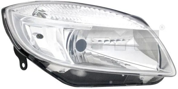 TYC 20-1502-05-2 Headlamp lamp left with electric motor