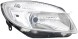 TYC 20-1502-05-2 Headlamp lamp left with electric motor