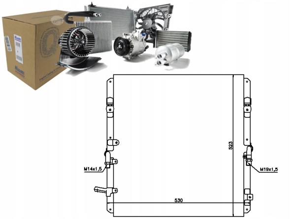 Nissens 86219750 NIS Nis94053 air conditioning cooler toyota land cruise + driver assistant #33