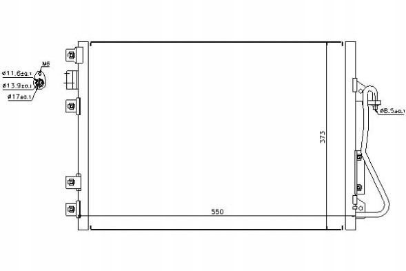 Nissens 94657/NIS Nissens air conditioning cooler nissan kubistar + driver assistant #28