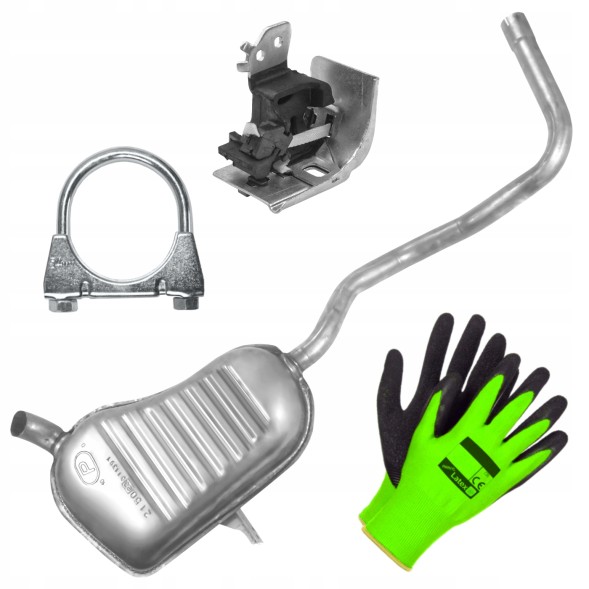Polmostrów ADP-B8G54N2A0A0M0L3 End muffler renault megane 2 ii 02-10 1.5 1.9 2.0 htb coupe kombi cabrio
