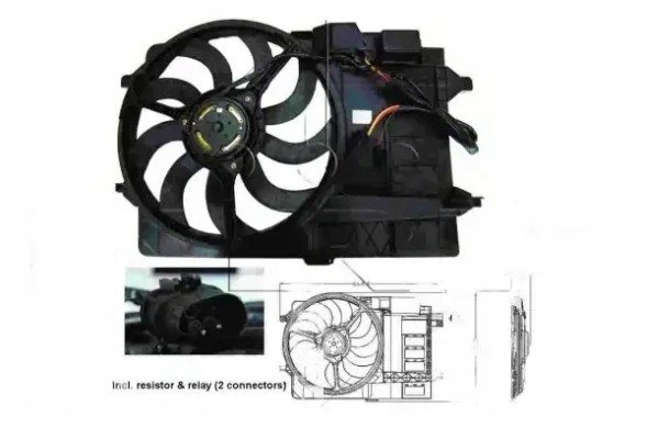 NRF 47302 Cooler fan 47302 nrf mini and 260w