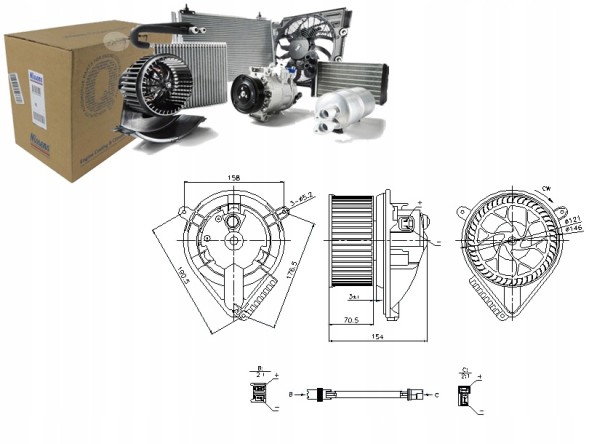 Nissens  Mercedes nissens blower + collision assistant #34