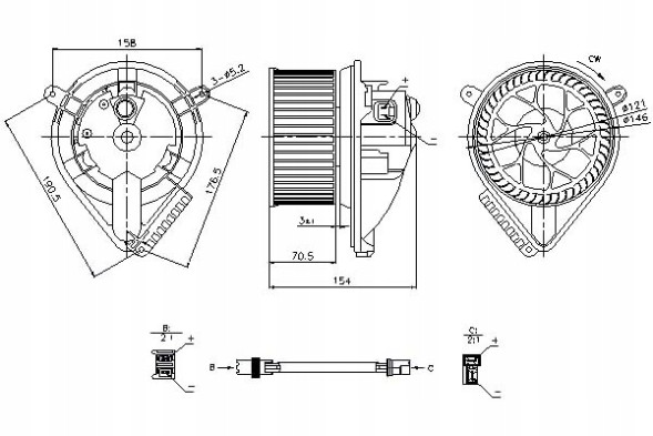Nissens  Mercedes nissens blower + collision assistant #34