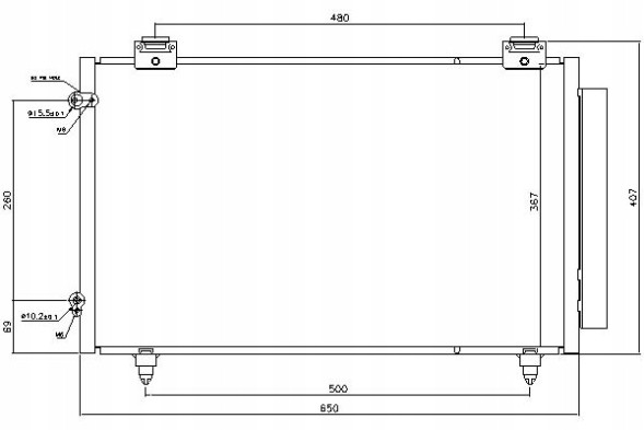 Nissens  Nis940299 air conditioning cooler (with dehumidifier) to + driver assistant #33