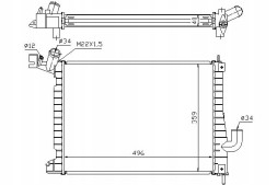 Nissens PRO/63019A NIS Engine cooler opel vectra b 2.0d 06.97-07.03 n + collision assistant #34